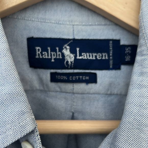 Ralph Lauren Polo Button Down Dress Shirt Classic - Picture 3 of 4
